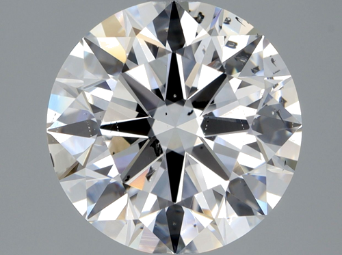 2.51 carat E-SI2 Excellent cut Natūralus Round Deimantas (1)