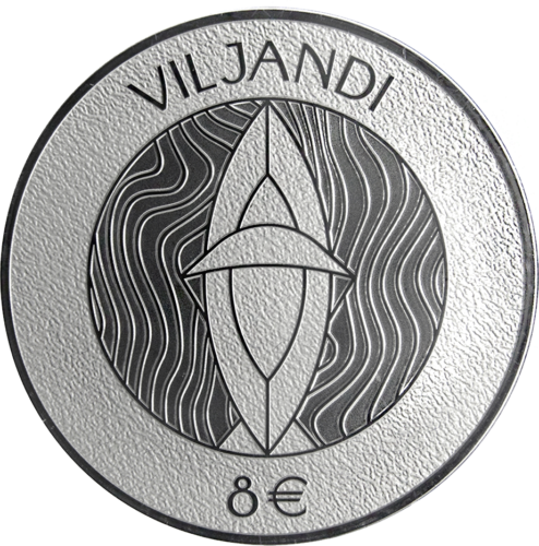 2019 Estonia Viljandi 8 euro silver coin (1)