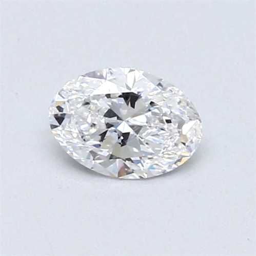 0.4 carat D-VVS1 Natūralus Oval Deimantas (1)
