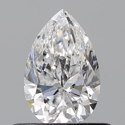 0.6 carat D-VS1 Natūralus Pear Deimantas (1)