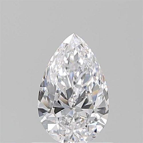 0.7 carat D-VS1 Natūralus Pear Deimantas (1)