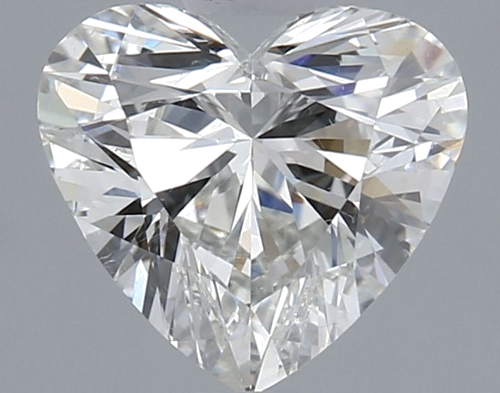 1.0 carat H-SI1 Natūralus Heart Deimantas (1)