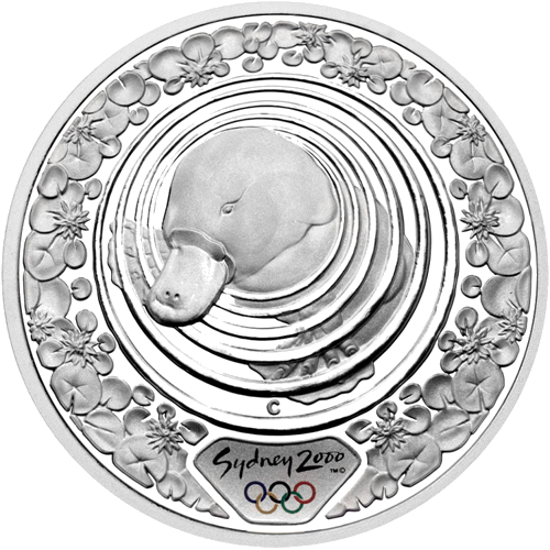 2000 Sydney Olympics Duckbill Australia Silver Coin (1)