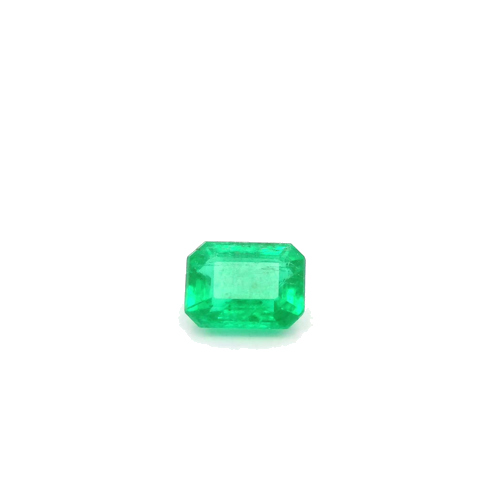 0.67 carat GREEN STEP cut Octagonal Smaragdas (1)