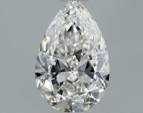 0.47 carat F-IF Natūralus Pear Deimantas (1)