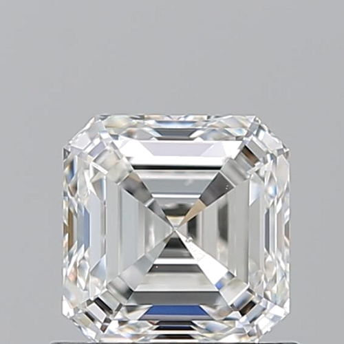 1.01 carat H-SI1 Natūralus Asscher Deimantas (1)