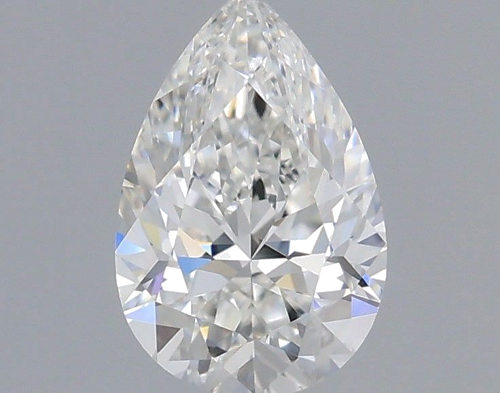 0.41 carat F-VVS2 Natūralus Pear Deimantas (1)