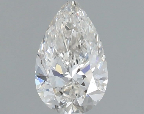0.5 carat H-SI1 Natūralus Pear Deimantas (1)