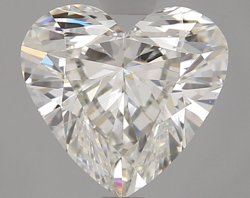 1.7 carat H-SI1 Natūralus Heart Deimantas (1)