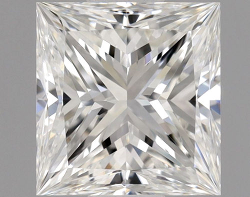 0.61 carat F-VVS1 Natūralus Princess Deimantas (1)