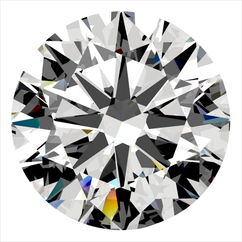 0.3 carat F-VS2 Very Good cut Natūralus Round Deimantas (1)