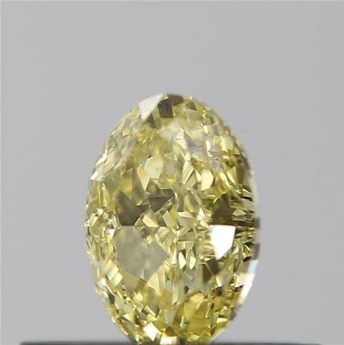 0.4 carat Fancy Intense  Yellow-SI1 Natūralus Oval Deimantas (1)