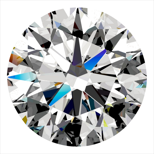 0.3 carat G-IF Excellent cut Natūralus Round Deimantas (1)