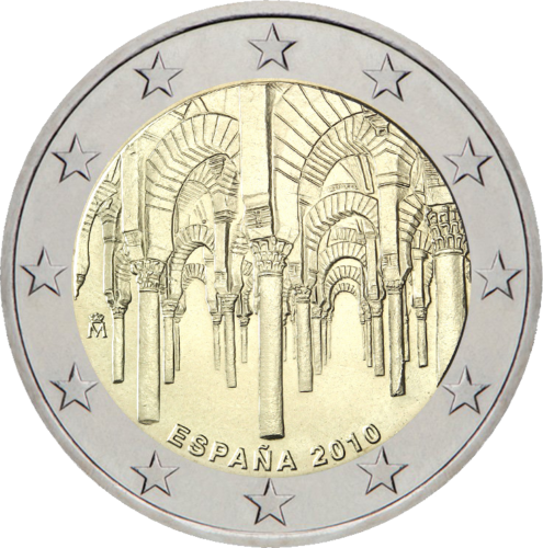 2010 Испания Кордоба - монета от 2 евро (1)