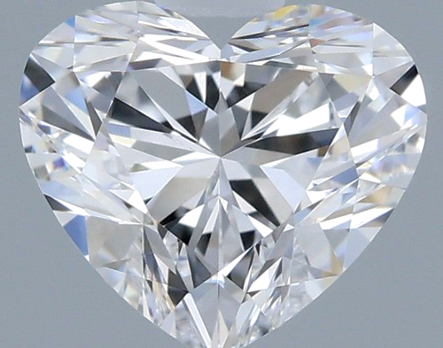 0.71 carat D-IF Natūralus Heart Deimantas (1)