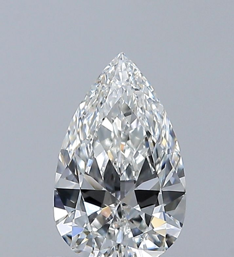 0.5 carat G-VVS1 Natūralus Pear Deimantas (1)