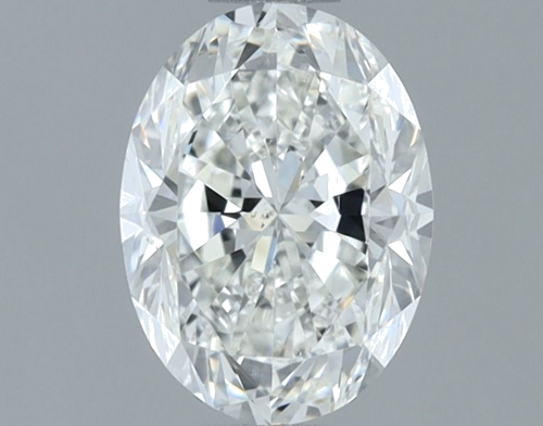 1.0 carat H-SI1 Natūralus Oval Deimantas (1)