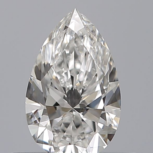 0.42 carat E-VVS1 Natūralus Pear Deimantas (1)