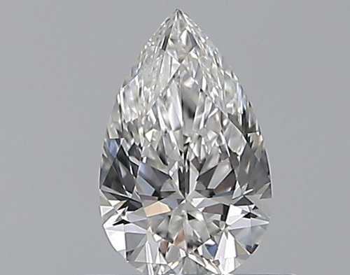 0.51 carat F-VS1 Natūralus Pear Deimantas (1)