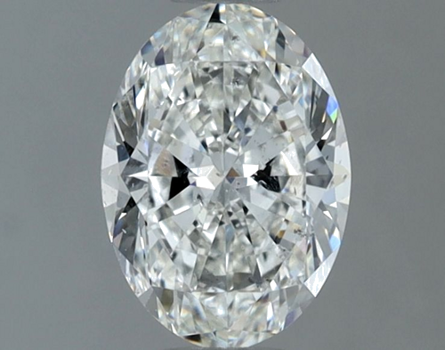 1.0 carat G-SI2 Natūralus Oval Deimantas (1)
