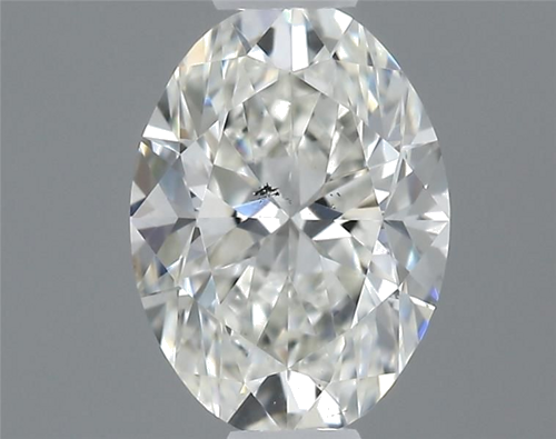 0.35 carat H-SI1 Natūralus Oval Deimantas (1)