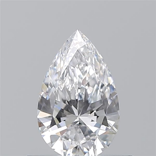 0.51 carat D-VVS2 Natūralus Pear Deimantas (1)
