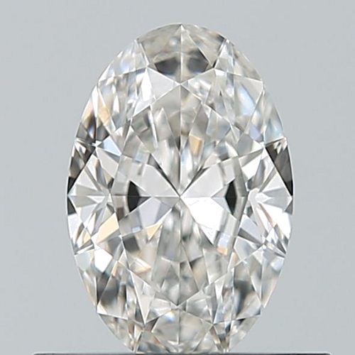 0.5 carat G-VVS2 Natūralus Oval Deimantas (1)