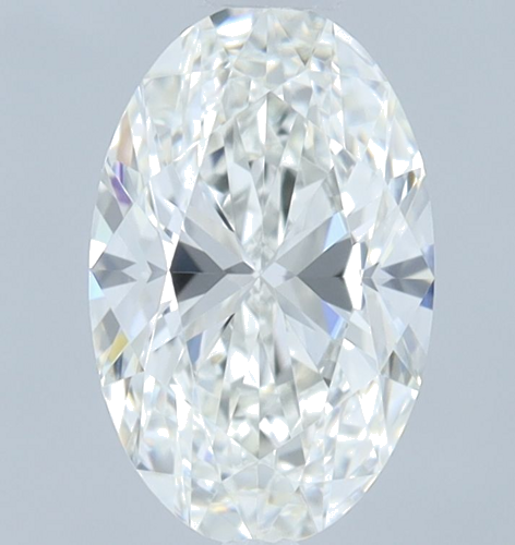 0.53 carat H-VVS1 Natūralus Oval Deimantas (1)