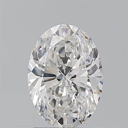1.72 carat F-SI2 Natūralus Oval Deimantas (1)