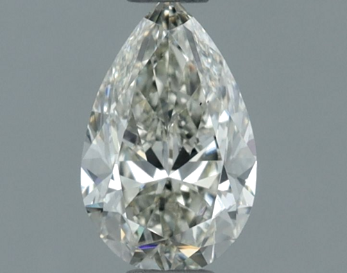 0.5 carat K-VS2 Natūralus Pear Deimantas (1)