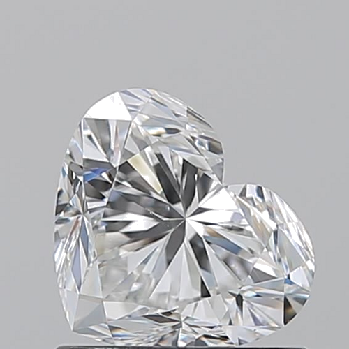1.01 carat E-VS2 Natūralus Heart Deimantas (1)