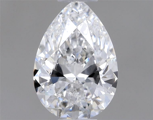 0.35 carat D-VVS2 Natūralus Pear Deimantas (1)