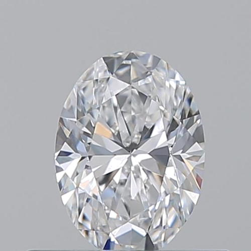 0.5 carat D-VVS2 Natūralus Oval Deimantas (1)