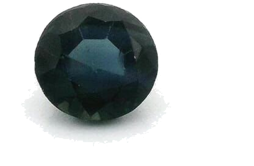 0.61 carat BLUE Round Safyras (1)