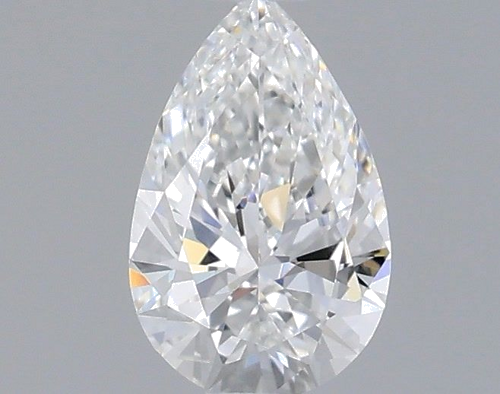 0.4 carat E-VS1 Natūralus Pear Deimantas (1)