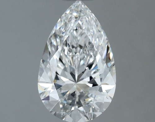 1.0 carat F-VS2 Natūralus Pear Deimantas (1)