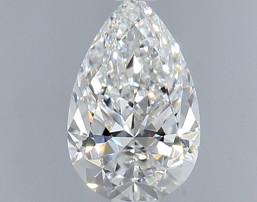 0.62 carat E-VVS1 Natūralus Pear Deimantas (1)
