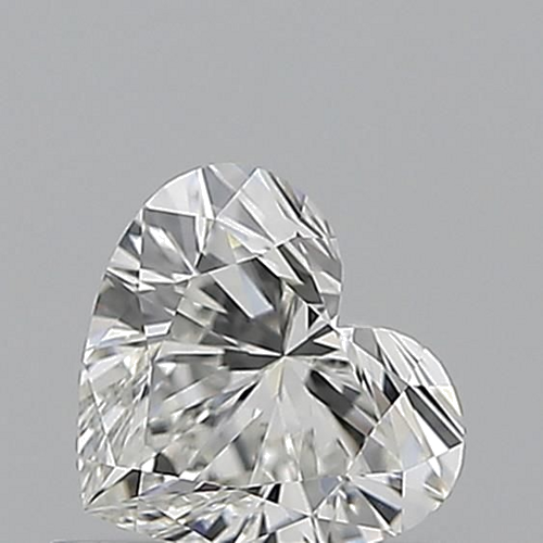 0.52 carat G-VVS1 Natūralus Heart Deimantas (1)