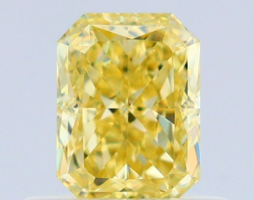 0.57 carat Fancy Intense Yellow-VVS1 Natūralus Radiant Deimantas (1)