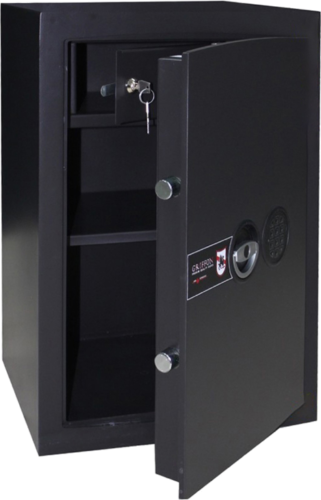 Burglary‑resistant Grade I safe Griffon H.65.E (120 kg) (2)