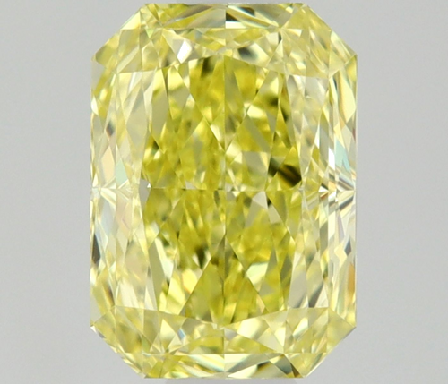 0.52 carat Fancy Intense Yellow-VS1 Natūralus Radiant Deimantas (1)