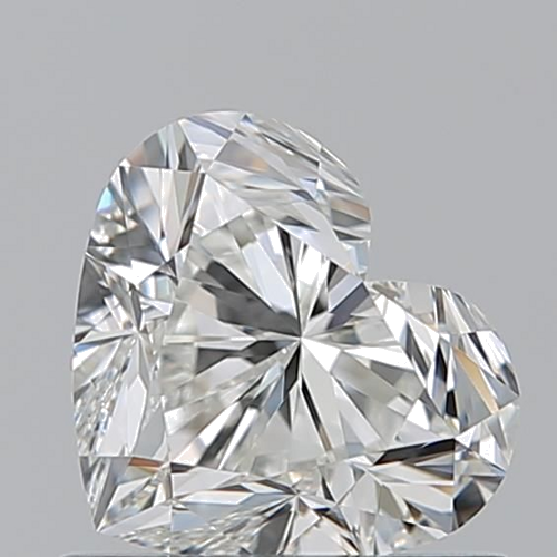 0.9 carat H-VVS2 Natūralus Heart Deimantas (1)
