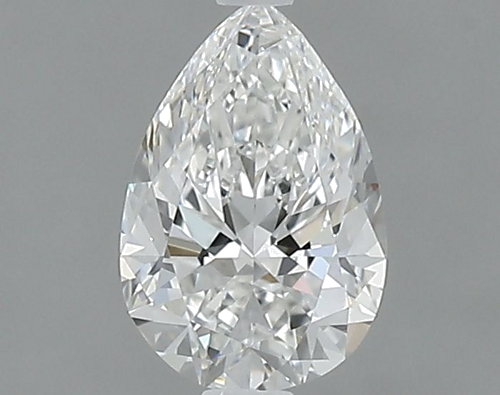 0.54 carat F-VVS1 Natūralus Pear Deimantas (1)