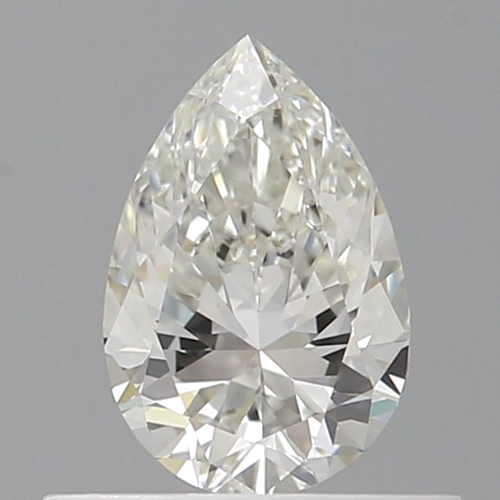 0.5 carat I-VVS1 Natūralus Pear Deimantas (1)
