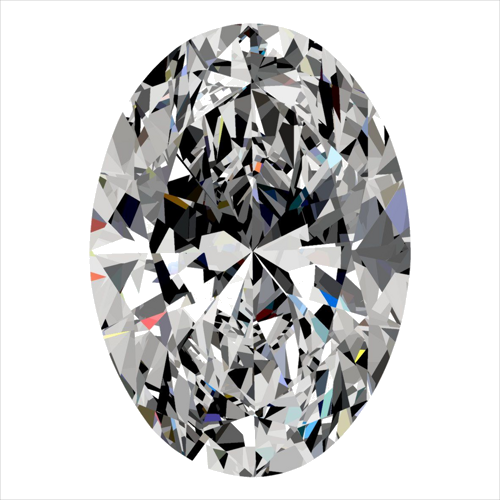 0.3 carat I-VVS2 Natūralus Oval Deimantas (1)