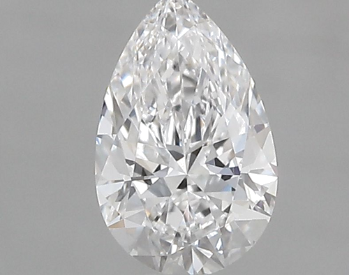 0.5 carat D-VVS2 Natūralus Pear Deimantas (1)