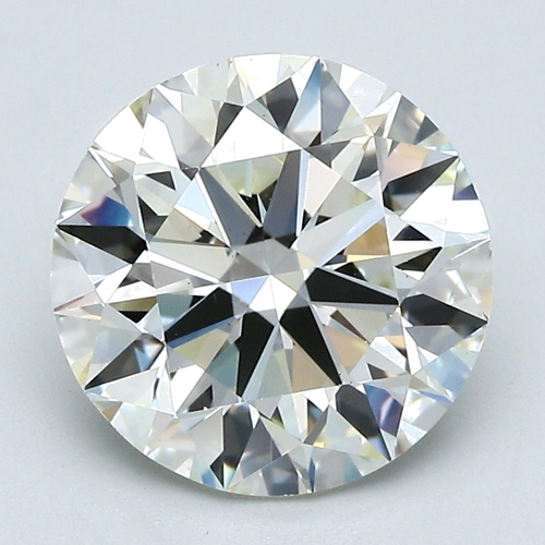 4.01 carat K-VS1 Excellent cut Natūralus Round Deimantas (1)