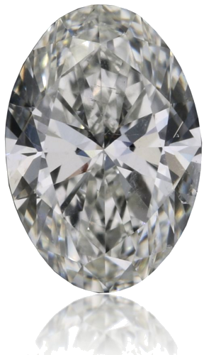 0.35 carat H-SI2 Natūralus Oval Deimantas (1)
