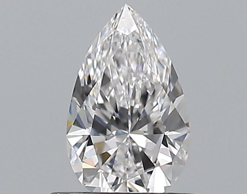 0.51 carat D-VVS1 Natūralus Pear Deimantas (1)