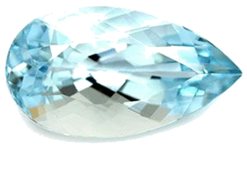 4.38 carat BLUE Pear Aquamarine (1)